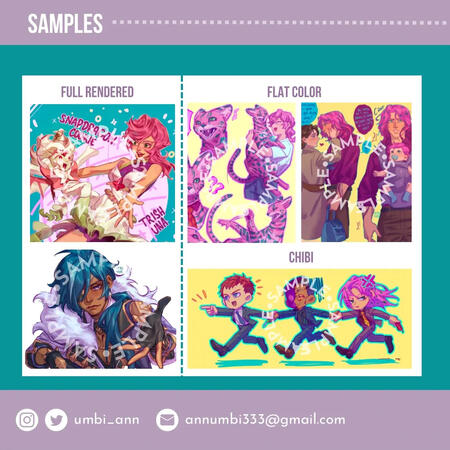 Character illustration samples